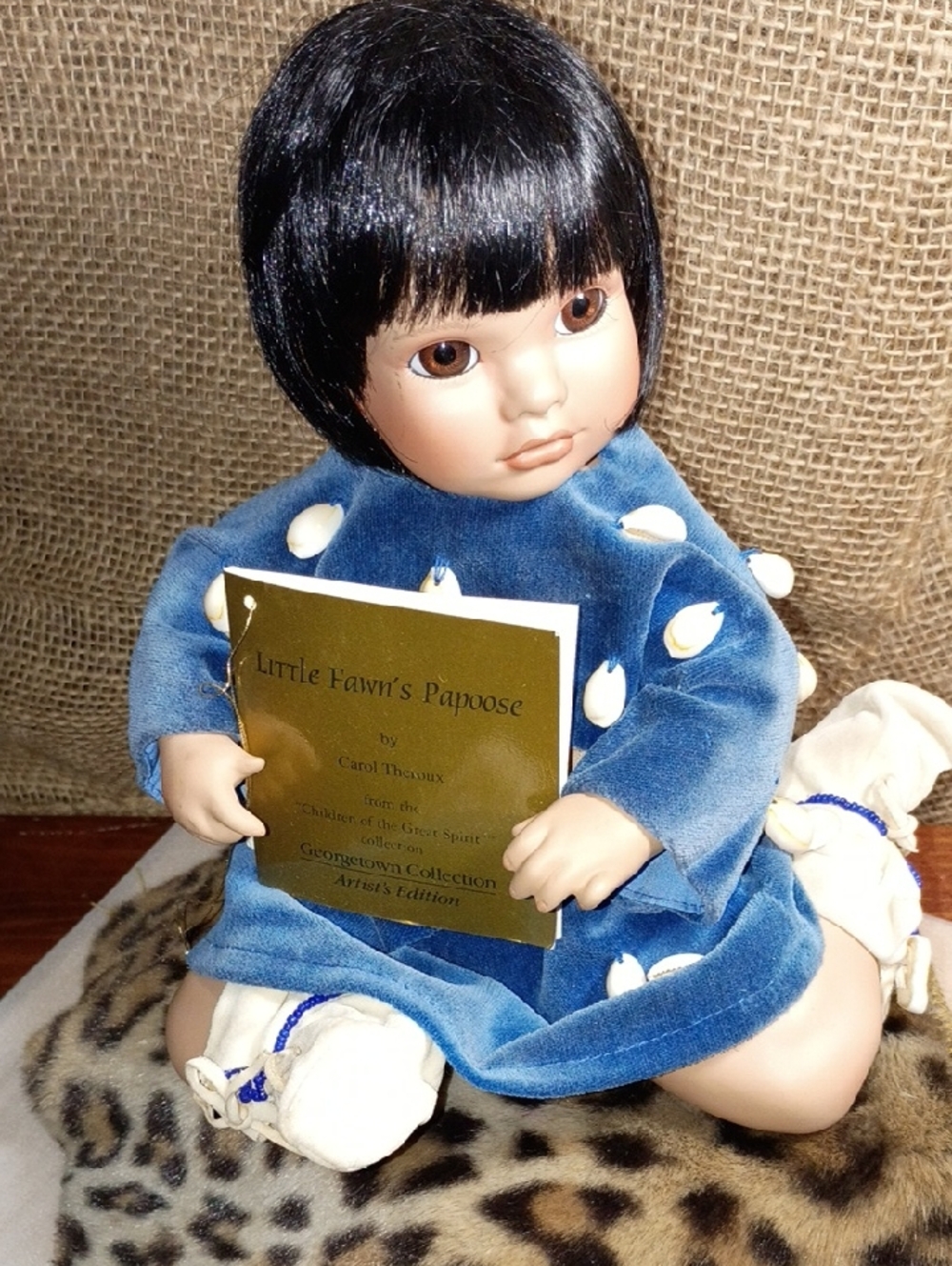 Little Fawn's Propose Porcelain Doll By Carol Theroux Georgetown Collection